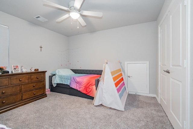 333 Mohan Dr, Royse City, TX 75189 - bedroom featuring carpet floors and a ceiling fan
