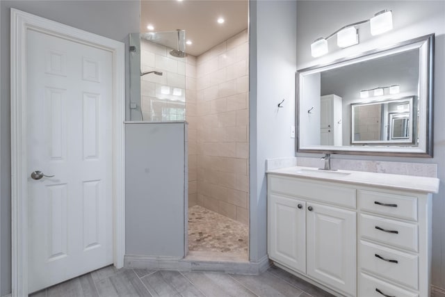 209 Timber Lake Dr, Southlake, TX 76092 - full bath featuring a walk in shower, vanity, and baseboards
