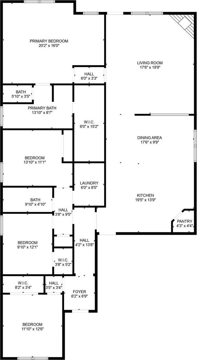 7205 York St, North Richland Hills, TX 76180 - floor plan / room layout
