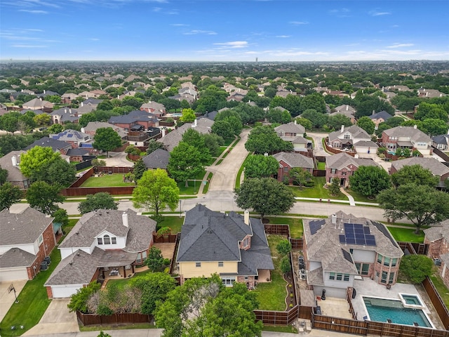 2671 Marshall Dr, Frisco, TX 75033 - aerial perspective of suburban area with a pool