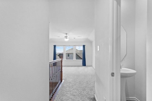 2619 Pinckney Ct, Forney, TX 75126 - corridor with carpet and baseboards
