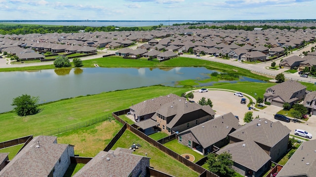 2619 Pinckney Ct, Forney, TX 75126 - aerial view of residential area with a large body of water