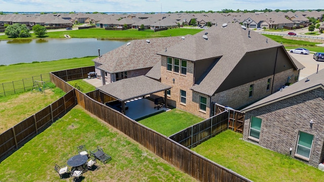 2619 Pinckney Ct, Forney, TX 75126 - aerial view of residential area with a nearby body of water