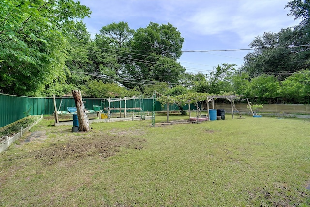 4805 Ira St, Haltom City, TX 76117 - view of yard with a garden