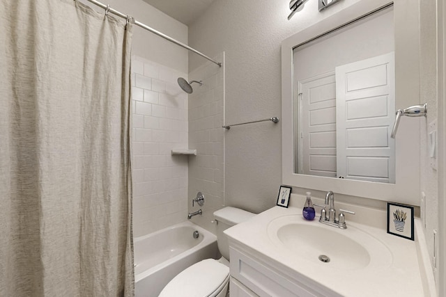 2517 Plum Tree Way, Mckinney, TX 75071 - full bath with toilet, shower / bathtub combination with curtain, and vanity