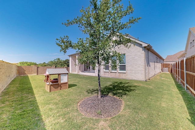 2517 Plum Tree Way, Mckinney, TX 75071 - back of property featuring brick siding