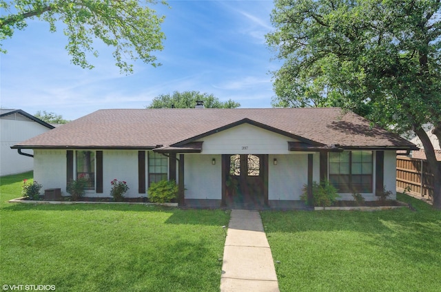 2817 Sybil Dr, Mesquite, TX 75149 - view of front facade featuring a shingled roof and brick siding