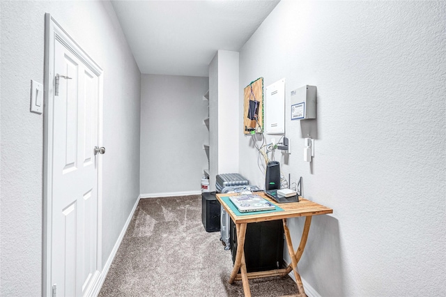 11086 Tenison Ln, Frisco, TX 75033 - carpeted home office featuring baseboards