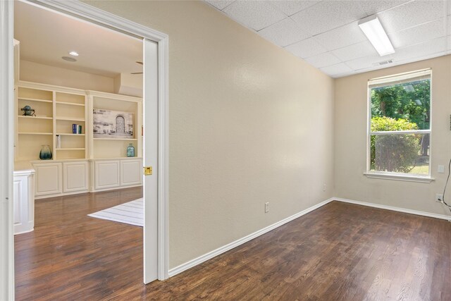 561 Farms Rd, New Hope, TX 75071 - spare room with dark wood-type flooring and baseboards