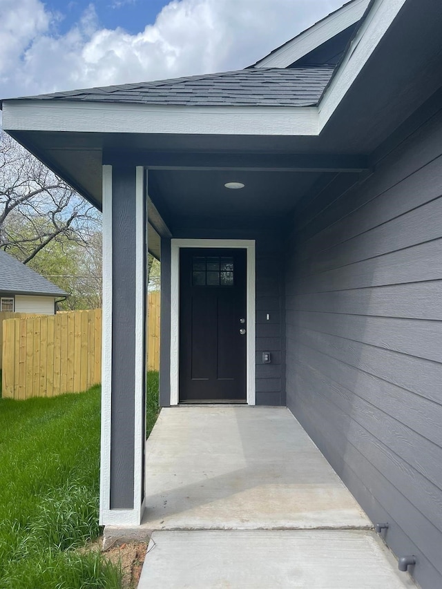 1315 W Gandy St, Denison, TX 75020 - doorway to property with fence