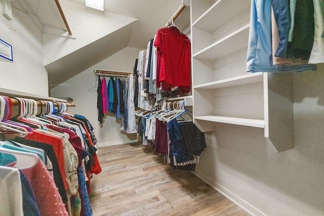 7804 Rampston Pl, Fort Worth, TX 76137 - spacious closet featuring wood finished floors