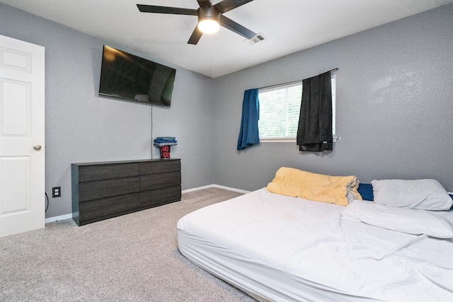 7804 Rampston Pl, Fort Worth, TX 76137 - carpeted bedroom with ceiling fan