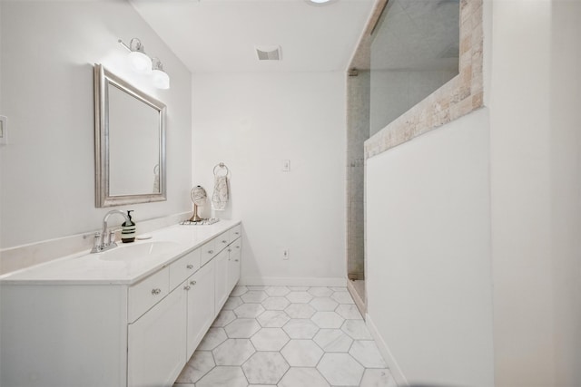 2006 Country Oaks Dr, Garland, TX 75040 - bathroom with vanity and tile patterned flooring