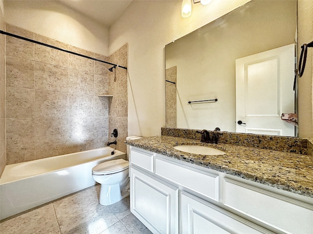 3037 Crestwater Rdg, Keller, TX 76248 - bathroom with toilet, shower / tub combination, and vanity