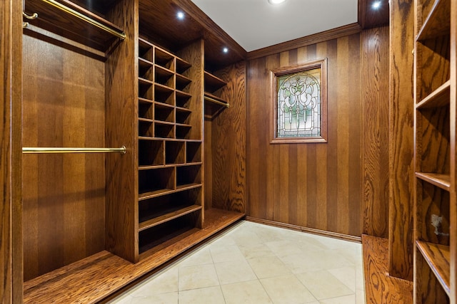 3740 Chimney Ridge Dr, Waco, TX 76708 - spacious closet featuring tile patterned flooring