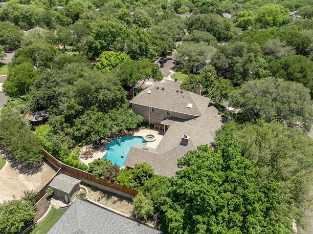 3740 Chimney Ridge Dr, Waco, TX 76708 - aerial view of a pool