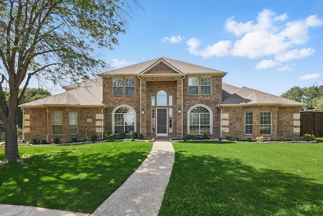 1601 Manchester Way, Corinth, TX 76210 - colonial home featuring brick siding