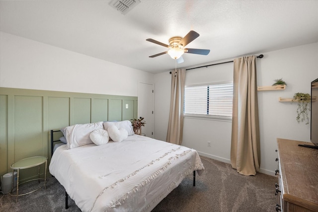 6612 Oldgate Ln, Arlington, TX 76002 - bedroom with carpet floors and a ceiling fan
