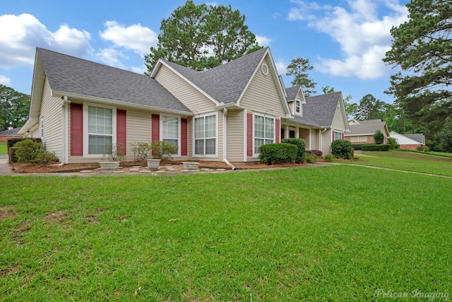 1403 Whispering Pines Dr, Minden, LA 71055 - view of front of house with a front yard and roof with shingles