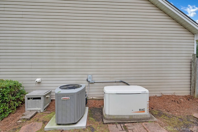 1403 Whispering Pines Dr, Minden, LA 71055 - exterior view of a power unit and cooling unit