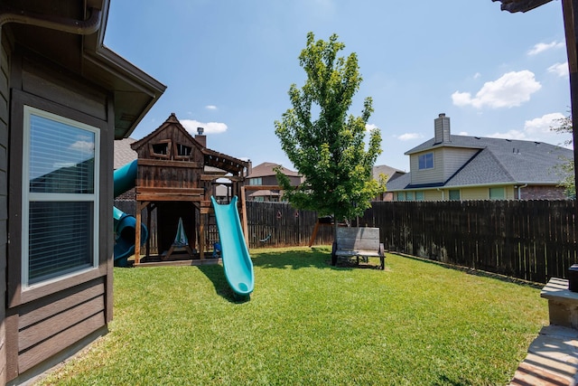 10804 Abbeyglen Ct, Fort Worth, TX 76052 - view of yard with a playground