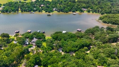 7095 Lance Ln, Eustace, TX 75124 - bird's eye view of a large body of water and a forest
