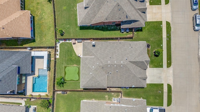 936 Mangrove Dr, Fate, TX 75087 - aerial view of property and surrounding area with a pool