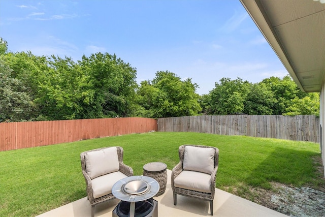 2040 Gleaner Dr, Rockwall, TX 75032 - view of yard with a patio area
