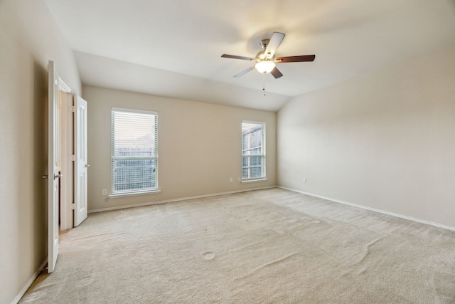1403 Illinois Ave, Lancaster, TX 75134 - unfurnished room with ceiling fan, light colored carpet, and baseboards