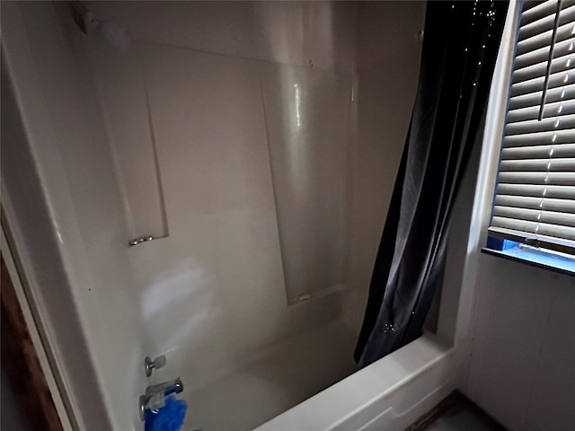 4320 Comanche Dr, May, TX 76857 - bathroom view of shower / bath combo with shower curtain