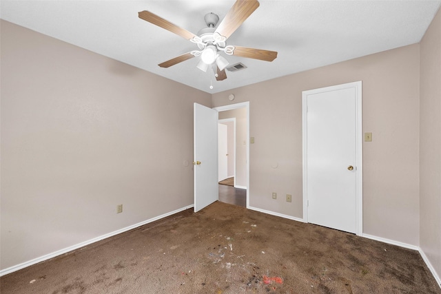 444 Lindenwood Ln W, Hewitt, TX 76643 - unfurnished bedroom featuring carpet, baseboards, and a ceiling fan