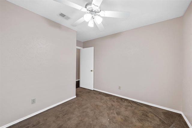 444 Lindenwood Ln W, Hewitt, TX 76643 - carpeted spare room featuring a ceiling fan and baseboards