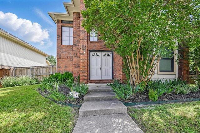 2708 Van Gogh Pl, Dallas, TX 75287 - property entrance featuring brick siding