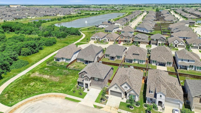 1017 Lade Ct, Celina, TX 75009 - aerial view of residential area with a nearby body of water