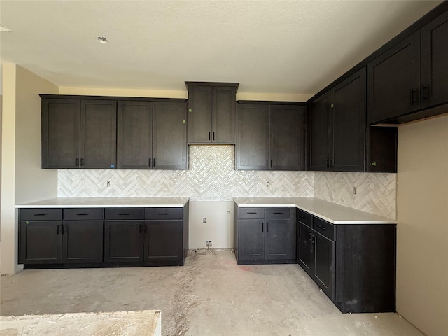 436 Guadalupe Trl, Springtown, TX 76087 - kitchen with concrete floors and backsplash