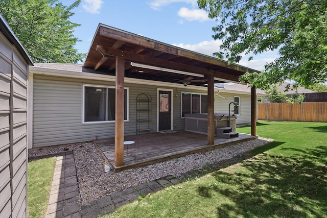 1010 Greenbriar Ln, Mckinney, TX 75069 - rear view of property featuring a deck