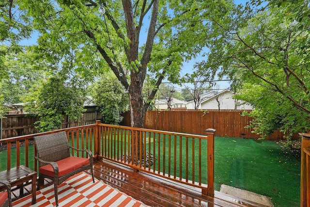 3713 Collinwood Ave, Fort Worth, TX 76107 - view of wooden deck