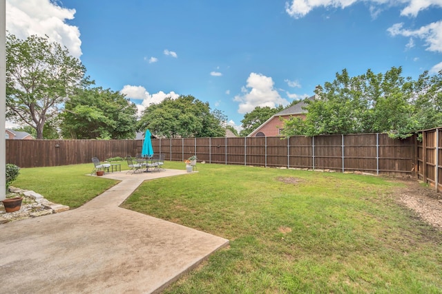 1804 Morning Mist Trl, Flower Mound, TX 75028 - fenced backyard featuring a patio area