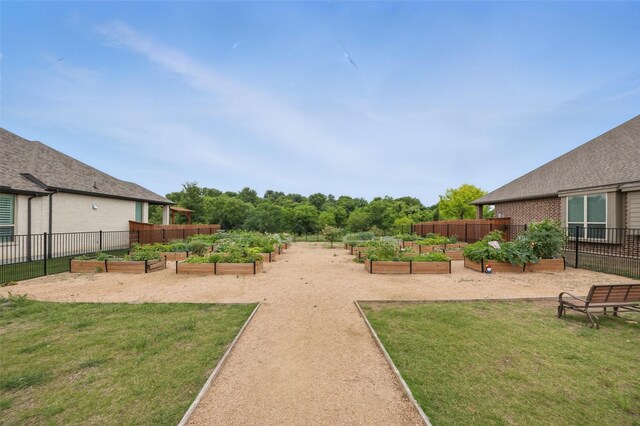 317 Legna Dr, Aledo, TX 76008 - view of yard featuring a garden