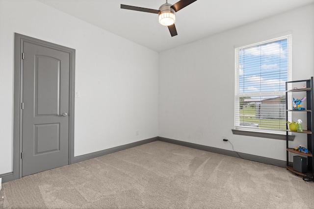 3304 Cobbler Ln, Joshua, TX 76058 - carpeted spare room with a ceiling fan and baseboards