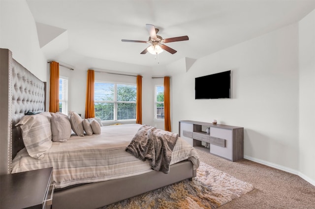 2125 Swanmore Way, Forney, TX 75126 - carpeted bedroom featuring baseboards and a ceiling fan