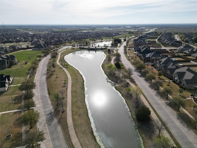 2125 Swanmore Way, Forney, TX 75126 - aerial view of property's location with a large body of water and nearby suburban area