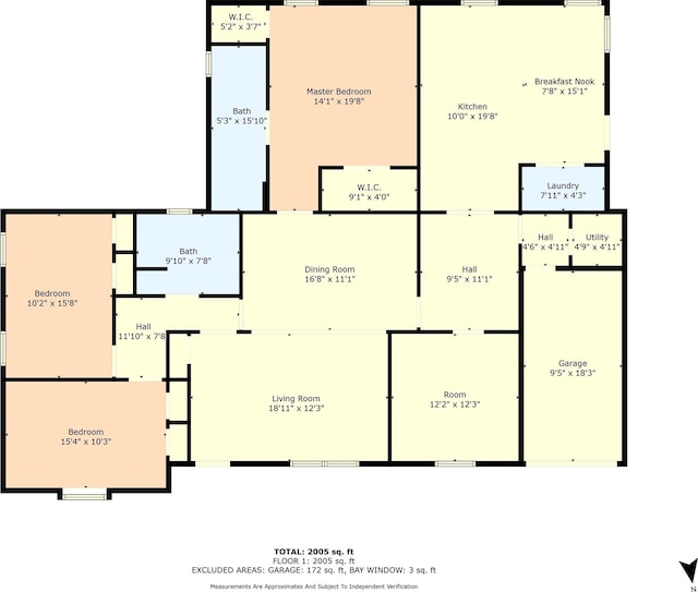 4016 Austin Ave, Waco, TX 76710 - floor plan / room layout