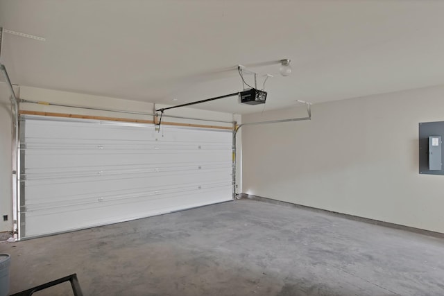 10152 Parker Springs Dr, Waco, TX 76708 - garage with a garage door opener, electric panel, and baseboards