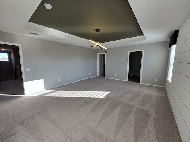254 Lake Erie Dr, Princeton, TX 75407 - carpeted empty room featuring a raised ceiling and baseboards
