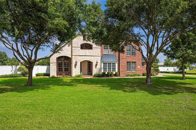 2410 Gail St, Royse City, TX 75189 - view of front of property with stone siding and a standing seam roof