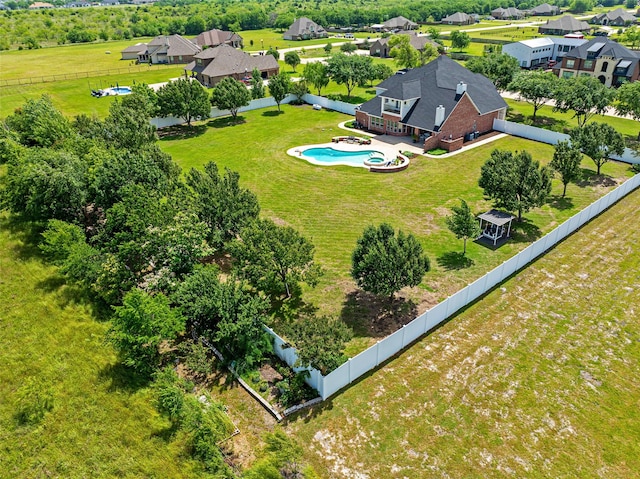2410 Gail St, Royse City, TX 75189 - aerial view of residential area with a pool area