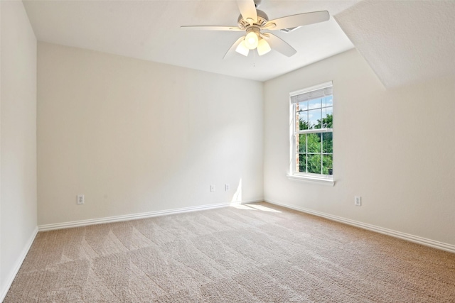 8604 Preston Wood Dr, Mckinney, TX 75072 - spare room featuring carpet, ceiling fan, and baseboards
