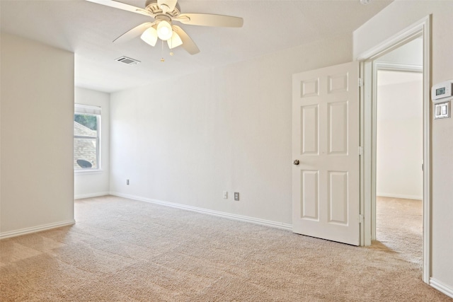 8604 Preston Wood Dr, Mckinney, TX 75072 - carpeted empty room featuring ceiling fan and baseboards