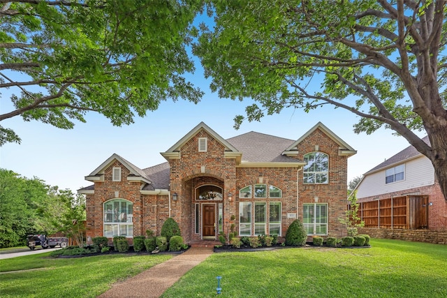 1612 University Dr, Allen, TX 75013 - traditional-style house featuring brick siding and roof with shingles